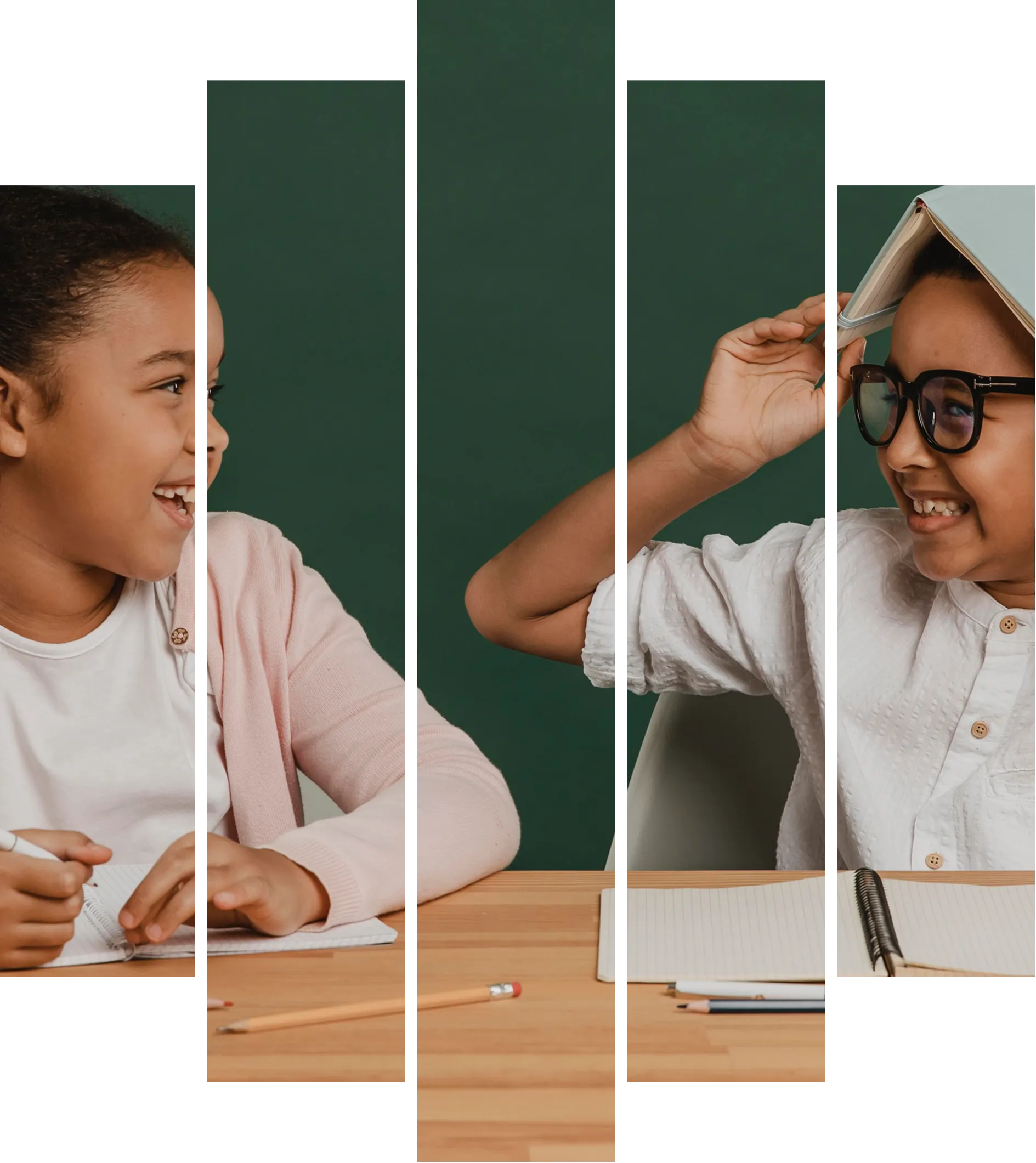 girl and boy having fun